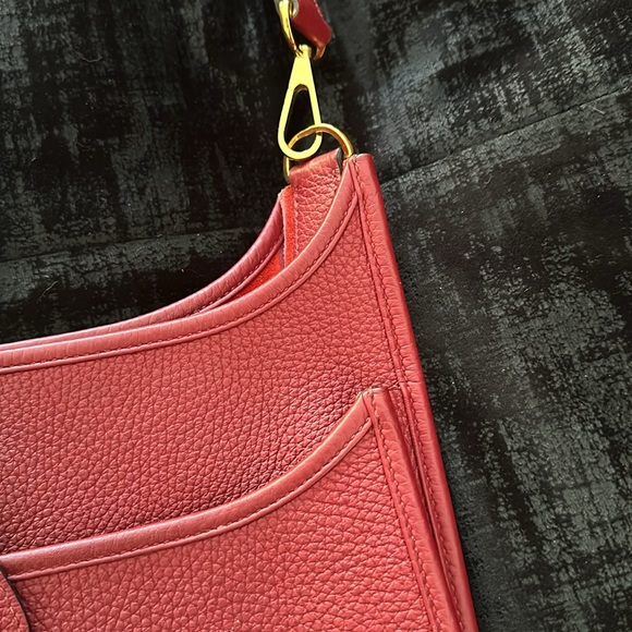 Hermes red Evelyne 29. Perfect. - Picture 8 of 13